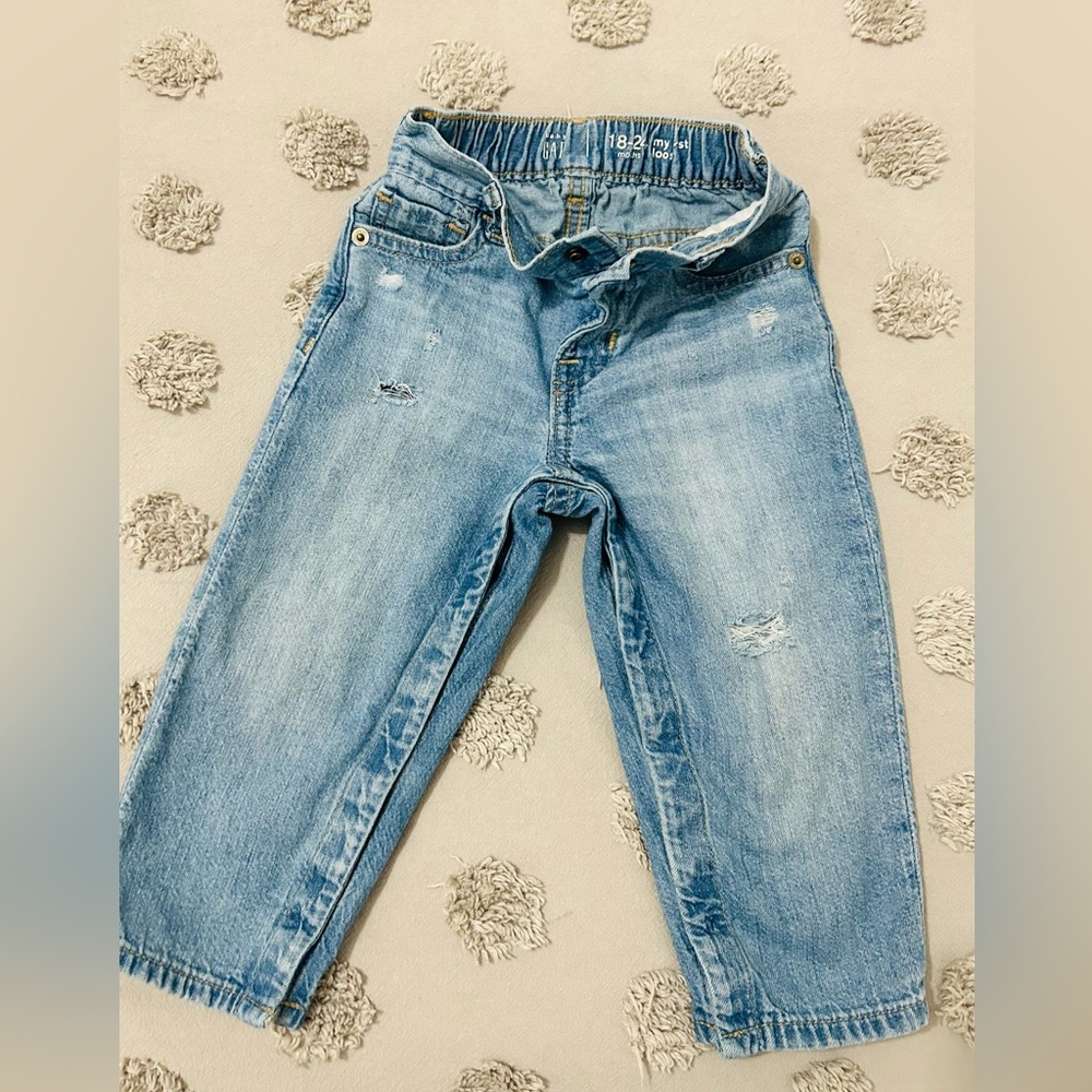GAP Easy Slim Toddler Jeans (w/ snap buttons)!